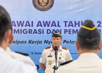 Lapas Balikpapan Gelar Apel Pagi Dirangkai Penandatanganan Perjanjian Kinerja dan Pencanangan Zona Integritas Tahun 2026