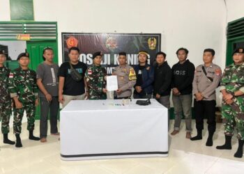 Satgas Pamtas Yonkav 13/SL kembali gagalkan peredaran barang ilegal di Perbatasan RI-Malaysia
