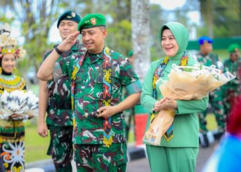Pangdam VI/Mlw laksanakan kunjungan kerja ke Satuan Yonif 600/Modang