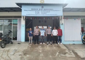 Polsek Sungai Pinang Kawal Ketat Distribusi Makan Bergizi Gratis di Delapan Titik Samarinda