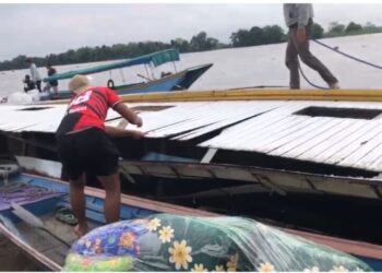 Kelebihan Muatan dan Arus Ganas, KM Dahliya F3 Tenggelam di Muara Kaman