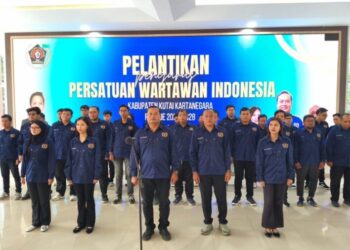 PWI Kukar Periode 2025- 2028 Resmi Dilantik Jadi Momentum Konsolidasi Hadapi Tantangan Pers