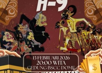 Polda Kaltim Gelar Pagelaran Wayang Kulit Semalam Suntuk di BSCC Dome Balikpapan