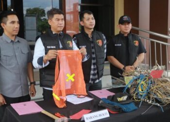 Polresta Samarinda Ungkap Pencurian Kabel LPJU, Pelaku Menyamar sebagai Pekerja Proyek