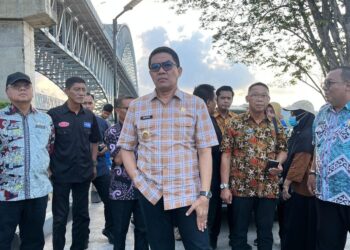 Taman Jembatan Mahakam Mulai Tertata, Pembangunan Dilanjutkan Bertahap