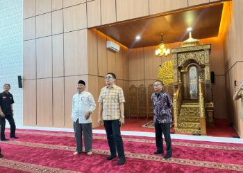 Masuki Fase Akhir, Pembangunan Masjid Ash Shobirin Ditarget Rampung Tiga Bulan