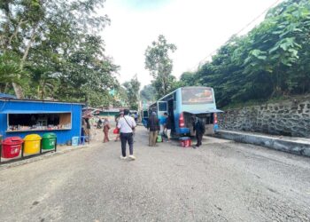 -1 Lebaran, Arus Mudik di Terminal Lempake Samarinda Melandai