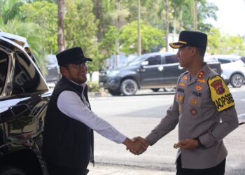 Perkuat Sinergi dan Stabilitas Kamtibmas, Gubernur Kaltim Sambangi Mako Polres PPU