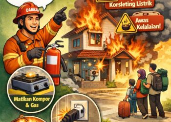 Mudik Lebaran, Warga Diminta Pastikan Rumah Aman dari Kebakaran