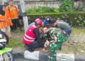 Respon Cepat, Batalyon A Brimob Kaltim Bantu Korban Laka Tunggal di Gn. Bakaran Balikpapan