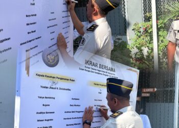 Rutan Tanjung Pura Teguhkan Komitmen Zero HALINAR Lewat Apel dan Ikrar Bersama