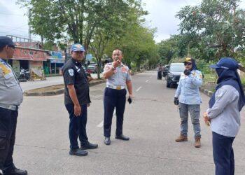 Parkir Tak Beraturan di Jalan Anggi Ditertibkan, Petugas Gabungan Sisir Kendaraan Pelanggar