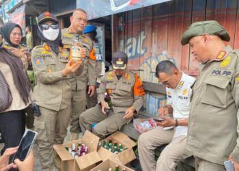 Penjualan Miras Tanpa Izin Masih Berulang, Satpol PP Kembali Lakukan Penindakan