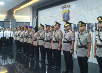 Polresta Samarinda Lakukan Rotasi Sembilan Pejabat Strategis