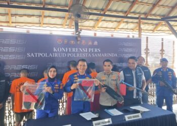 Satpolairud Samarinda Ungkap Dua Kelompok Pelaku Kejahatan di Perairan Mahakam