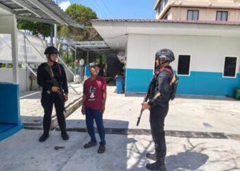 Pastikan Kelancaran Program, Kompi 2 Batalyon A Pelopor Brimob Kaltim Patroli ke SPPG Stal Kuda
