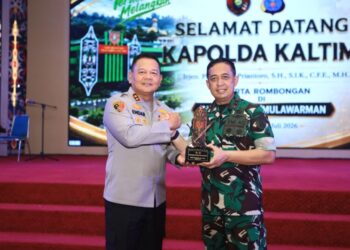 Sinergi Tanpa Batas! Pangdam VI/Mulawarman Sambut Hangat Kunjungan Silaturahmi Kapolda Kaltim