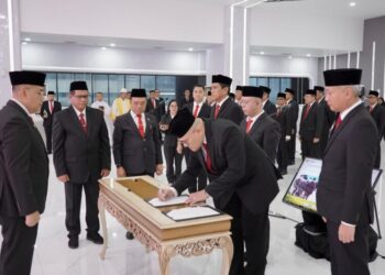 Lantik 78 Pejabat Struktural, Wamen Ossy: Rotasi dan Promosi Jabatan Bentuk Birokrat yang Adaptif
