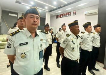 Apel Bersama Bulan Juli 2026 Rutan Tanjung Pura Ikuti Apel Secara Daring Bersama Kementerian Imigrasi dan Pemasyarakatan