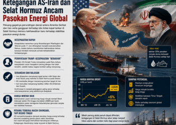 Ketegangan AS-Iran Kembali Memanas, Ancaman terhadap Selat Hormuz Guncang Pasar Energi Global