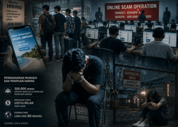 Ratusan Ribu Korban Perdagangan Manusia Dipaksa Jalankan Penipuan Daring di Asia
