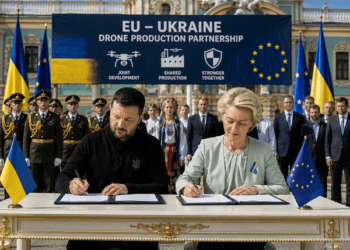 Uni Eropa dan Ukraina Sepakati Kerja Sama Produksi Drone, Von der Leyen Kunjungi Kyiv