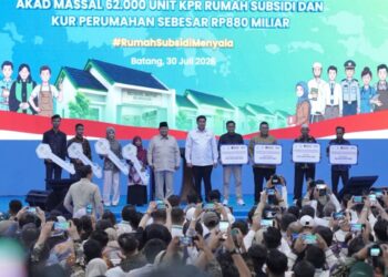 Hadiri Akad Massal 62.000 KPR Rumah Subsidi, Menteri Nusron: Legalitas Tanah Beri Kepastian bagi Masyarakat