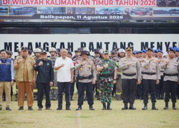 Polda Kaltim Kerahkan 350 Personel Gabungan Siaga Hadapi Karhutla