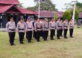 Tingkatkan Kesiapsiagaan Karhutla, Dansat Brimob Polda Kaltim Hadiri Apel Tanggap Darurat Bencana di Mako Brimob Stalkuda