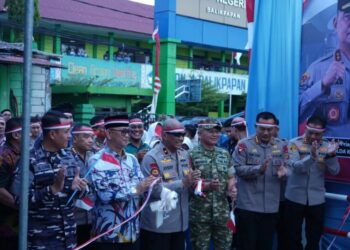 Jembatan Merah Putih Presisi Diresmikan Serentak, Polda Kaltim Tegaskan Komitmen Hadirkan Infrastruktur untuk Masyarakat