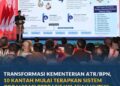 Transformasi Kementerian ATR/BPN, 10 Kantah Mulai Terapkan Sistem Organisasi Berbasis Wilayah untuk Percepat Pelayanan bagi Masyarakat