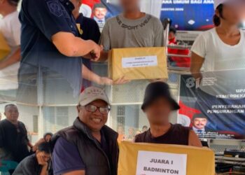 Pembagian Hadiah Lomba HUT Kemerdekaan Republik Indonesia ke-81 Digelar Rutan Tanjung Pura untuk Warga Binaan