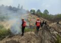 Gerak Cepat Tim Respon Bencana Brimob Polda Kaltim Kendalikan Karhutla di Berau