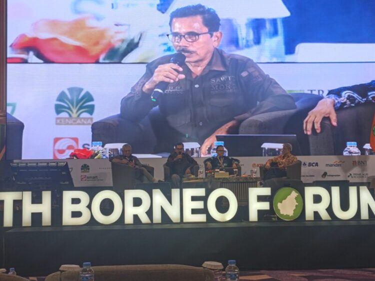 Betmen Siahaan Ketua Dewan Pimpinan Wilayah (DPW) Asosiasi Petani Kelapa Sawit Indonesia (APKASINDO) Kalimantan Timur saat