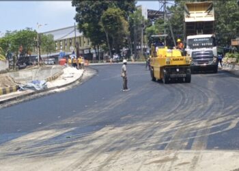 Jalan Syarifuddin Yoes selesai Diaspal, Tinggal Menunggu Uji Kelayakan