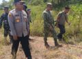Kapolda Kaltim Uji Bahan Semikimia Herbindo untuk Membatasi Pergerakan Api Karhutla