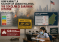 Asap Karhutla Kalimantan Ganggu Malaysia, 108 Sekolah di Sarawak Ditutup