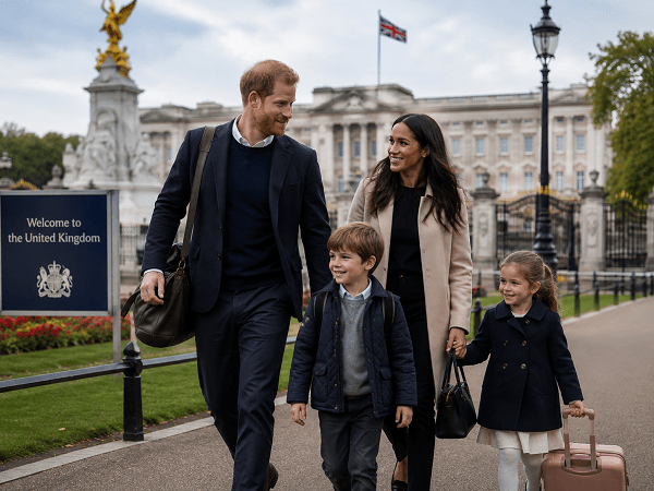 Ilustrasi: Pangeran Harry dan istrinya, Meghan Markle.