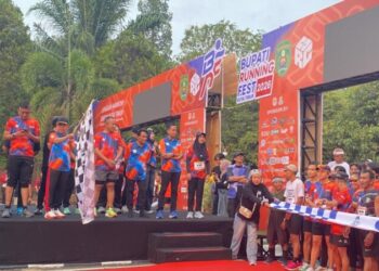 2.200 Pelari Ramaikan Bupati Running Fest 2026, Ardiansyah Sulaiman Lepas Peserta
