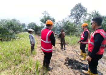 Cegah Titik Panas Sejak Dini, Tim BKO Operasi Aman Nusa II Brimob Kaltim Gelar Patroli Karhutla di Muara Muntai