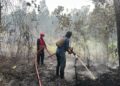 Satgas Gabungan Kutai Barat Padamkan 2 Hektar Kebakaran Lahan di Melak