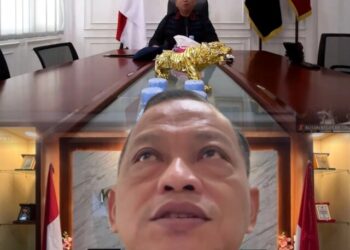 Rutan Tanjung Pura Ikuti Via Zoom Paparan Sop Pengamanan Razia Gabungan Pemasyarakatan Oleh Komandan Pasukan Brimob I Sumatera Utara