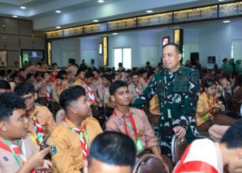 Pangdam VI/Mulawarman Buka LDKS Kartika V-1, Bekali Generasi Muda dengan Jiwa Kepemimpinan untuk menjadi penerus bangsa.