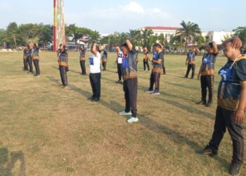 Personel Polresta Balikpapan Jalani Binjas Berkala, Jaga Kebugaran untuk Maksimalkan Pelayanan