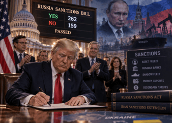 DPR AS Loloskan Paket Sanksi Rusia, Trump Dapat Kewenangan Tarif hingga 100 Persen
