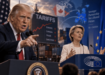 Trump Ancam Tarif Eropa jika Kanada Jadi Anggota Asosiasi Uni Eropa