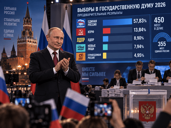 Ilustrasi: Hasil pemilu legislatif Rusia 2026