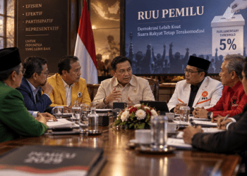 Parpol Koalisi Pemerintah Bahas RUU Pemilu, Gerindra Sepakat Parliamentary Threshold 5 Persen