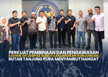 Perkuat Pembinaan Dan Pengawasan ,Kanwil Ditjenpas Sumut Laksanakan Kunjungan, Rutan Tanjung Pura Menyambut Dengan Hangat