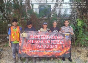 Cegah Karhutla, Polsek Bandara Sepinggan Tingkatkan Patroli di Kawasan Objek Vital Nasional